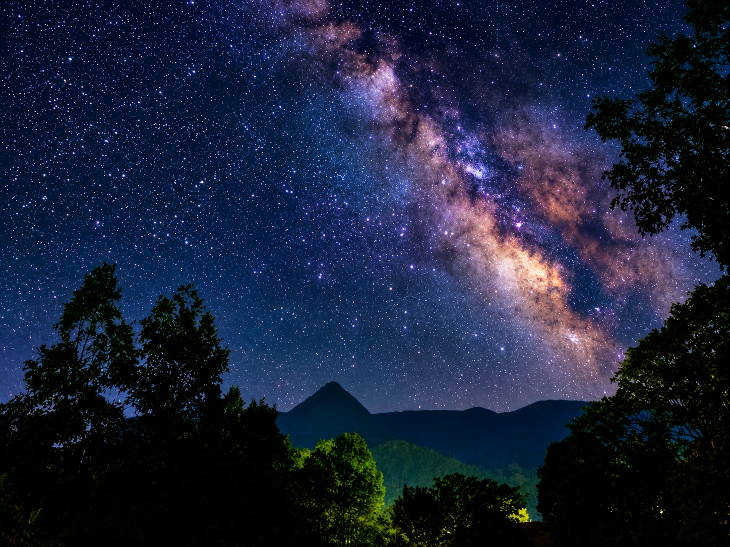 留辺蘂の星空